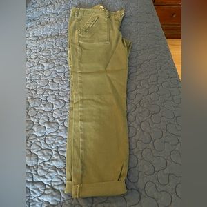 Loft cargo olive green pants